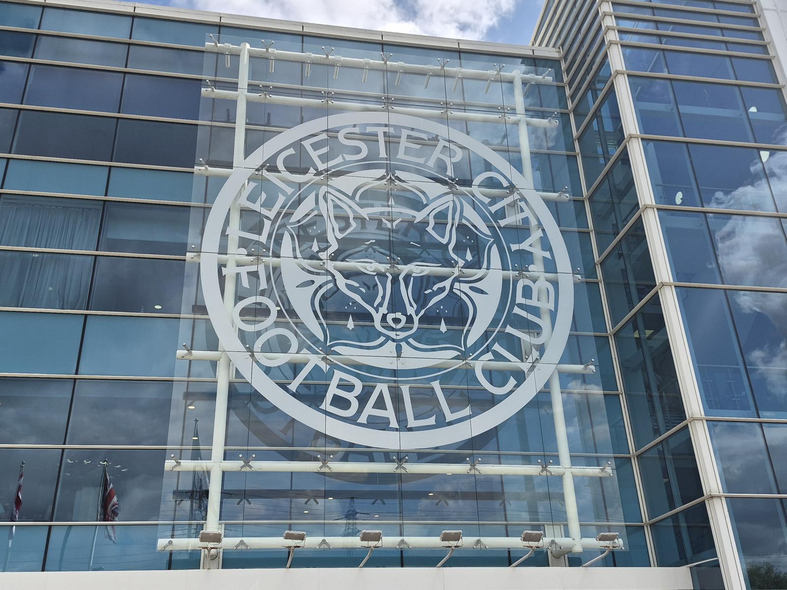 LCFC crest King Power Stadium