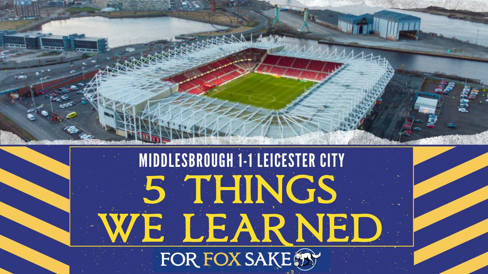 5 Things We Learned 16