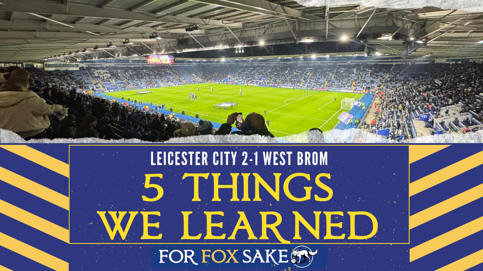 5 Things We Learned 6