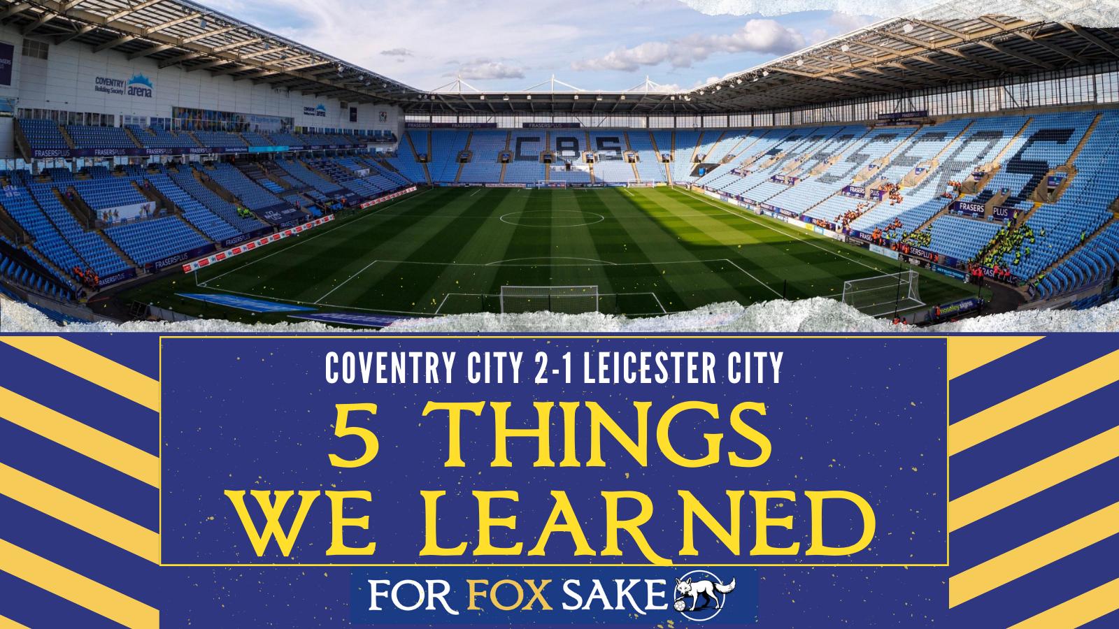 5 Things We Learned 8