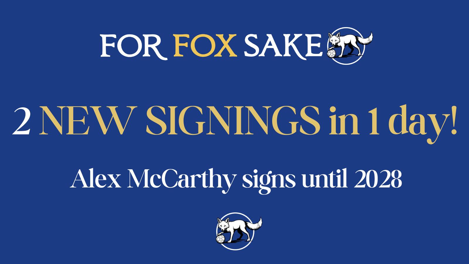2 new signings