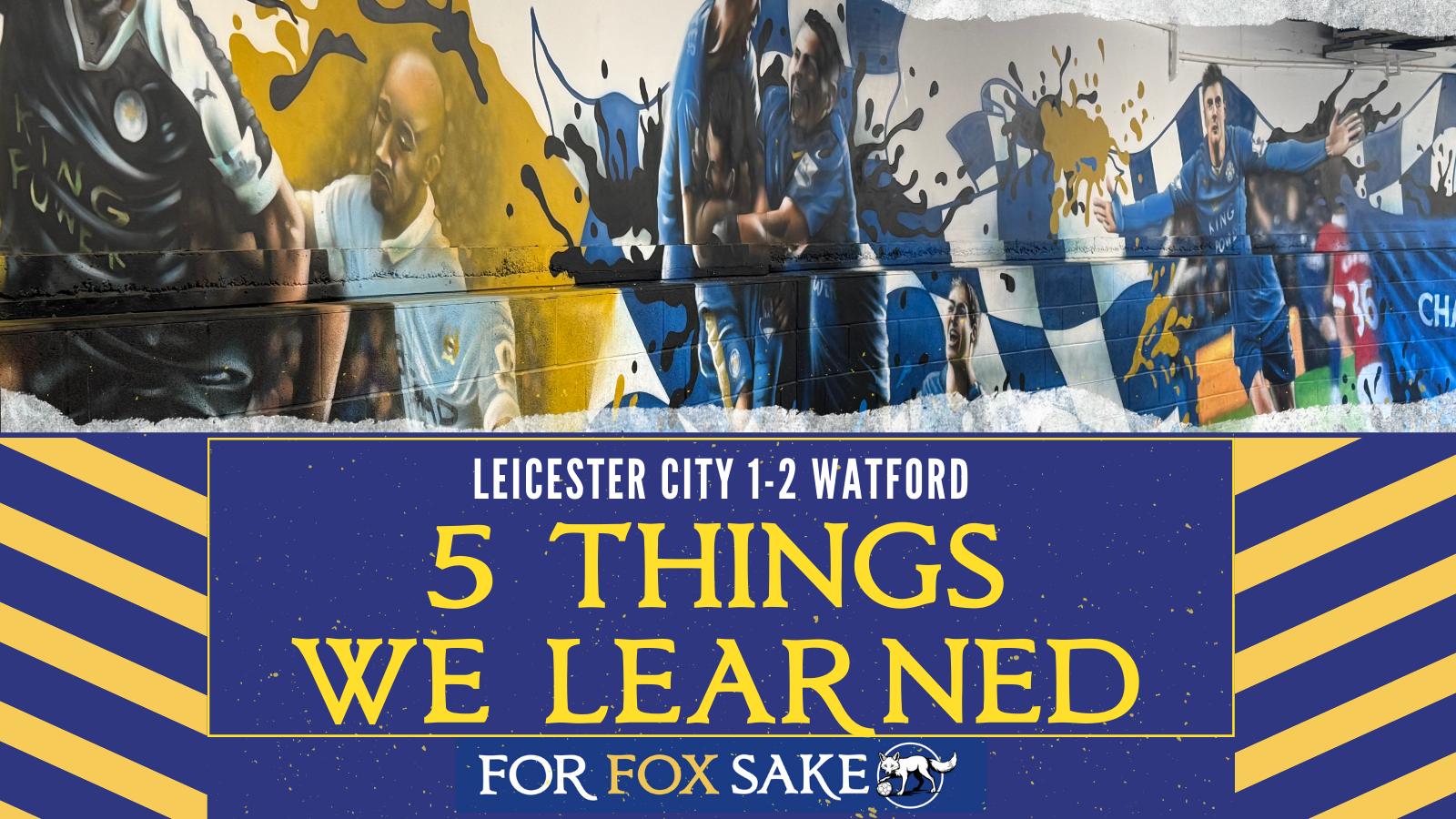 5 Things We Learned 3